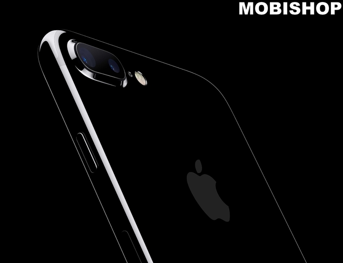 Apple-iphone-7-Plus-iphone7-saint-etienne-mobishop-noir-brillant